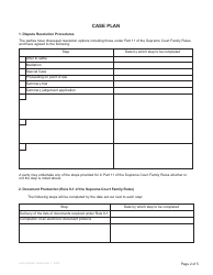 Document preview: Form F19.4 Case Plan Order - British Columbia, Canada