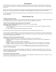 Form ST-236 Casual Excise or Use Tax Return - South Carolina, Page 3