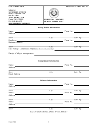 Form 2304 Notary Public Complaint - Texas, Page 2
