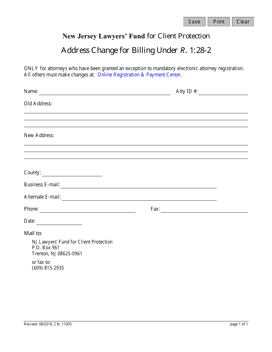 Form 11005 Fill Out, Sign Online and Download Fillable PDF, New Jersey Templateroller