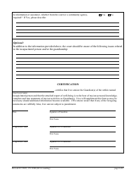 Form 11800 Guardianship Report Ez Accounting Form - New Jersey, Page 6
