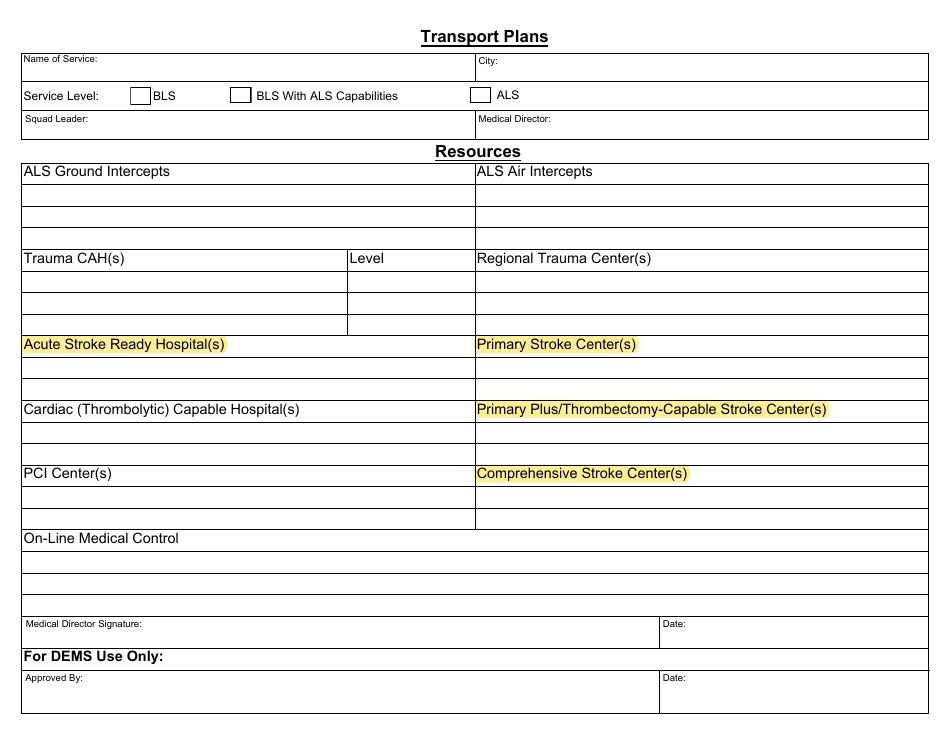 North Dakota Transport Plans - Fill Out, Sign Online and Download PDF ...