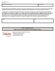 Form SFN53889 North Dakota License Renewal Application - Air Ambulance - North Dakota, Page 11