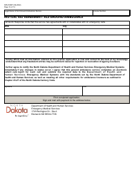 Form SFN53887 North Dakota License Renewal Application - Advanced Life Support Ground Ambulance - North Dakota, Page 14