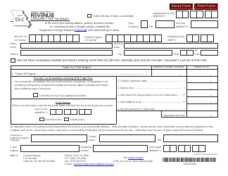 Document preview: Form 53-C Consumer's Use Tax Return - Missouri