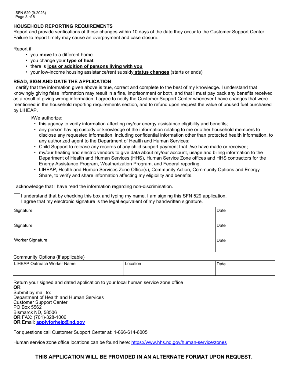 Form SFN529 Download Fillable PDF or Fill Online Application Low