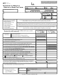 Document preview: Form 06-106 Texas Claim for Refund of Gasoline or Diesel Fuel Taxes - Texas