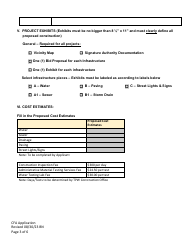 Community Facilities Agreement Application - City of Fort Worth, Texas, Page 3