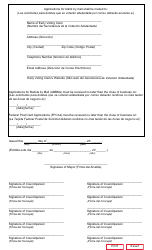 Form 1-2 Order of General Election for Municipalities - Texas (English/Spanish), Page 2