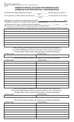 Document preview: Form 1-8 Order of Special Election for Municipalities - Texas (English/Spanish)