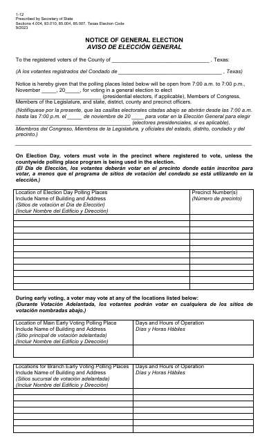 Form 1-12  Printable Pdf