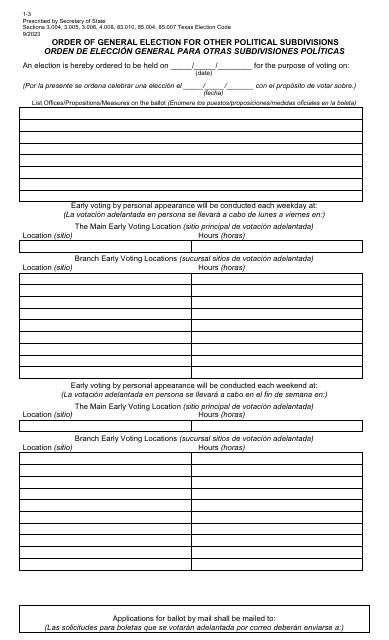 Form 1-3  Printable Pdf