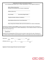 Form 1-13 Notice of Special Election (County Election) - Texas (English/Spanish), Page 2