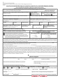 Form 2-4 Application for Place on the General Primary Ballot - Texas (English/Spanish), Page 4