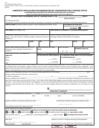 Form 2-14 Application for Nomination by Convention for Federal Office - Texas (English/Spanish)