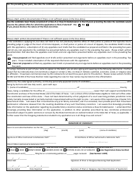 Form 2-6 Judicial Candidate Application for a Place on Primary Ballots - Texas (English/Spanish), Page 2