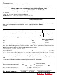 Document preview: Form 2-19 Declaration of Write-In Candidacy for the Office of County and/or Precinct Chair - Texas