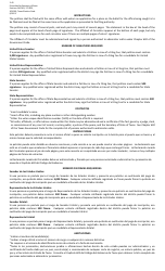 Form 2-45 Petition in Lieu of Filing Fee (Special Election to Fill a Vacancy in the Office of State Representative, State Senator, U.S. Representative and U.S. Senator) - Texas (English/Spanish), Page 2