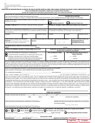 Form 2-50 Application for a Place on the Ballot for a Special Election for a City, School District or Other Political Subdivision - Texas (English/Spanish), Page 3