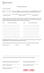 Form 4-35 Request for Inspectors - Texas (English/Spanish), Page 2