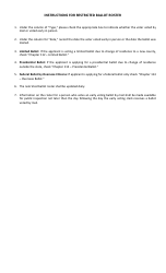 Form 5-25 Restricted Ballot Roster - Texas (English/Spanish), Page 2