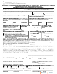 Form 2-55 Declaration of Write-In Candidacy for Cities, School Districts and Other Political Subdivisions - Texas (English/Spanish), Page 3