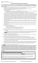 Form 6-2 Notice of Rejected Application for Ballot by Mail - Texas (English/Spanish), Page 2