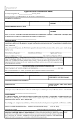 Document preview: Form 5-48 Application for Presidential Ballot - Texas (English/Spanish)