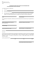 Form 6-57 Affidavit for Voting at Early Voting Place on Election Day - Texas (English/Spanish), Page 2