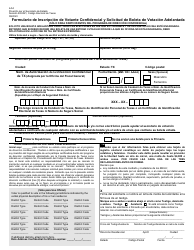 Document preview: Formulario 6-54 Formulario De Inscripcion De Votante Confidencial Y Solicitud De Boleta De Votacion Adelantada - Texas (Spanish)