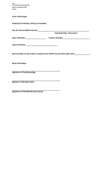 Document preview: Form 7-86 Envelope for Delivery of Key to Custodian - Texas