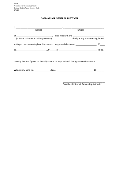 Form 11-14  Printable Pdf