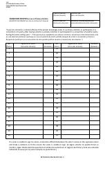 Document preview: Form 7-56 Signature Roster for Use in Primary Election - Texas (English/Spanish)