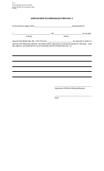 Document preview: Form 8-10 Application to Open Ballot Box No. 3 - Texas
