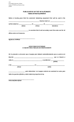 Document preview: Form 15-6 Public Notice of Test of Automatic Tabulating Equipment - Texas (English/Spanish)
