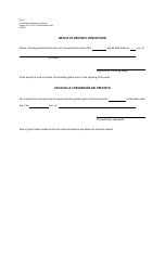 Document preview: Form 18-14 Notice of Precinct Convention - Texas (English/Spanish)