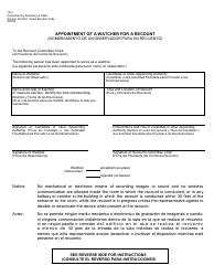 Document preview: Form 14-2 Appointment of Representative for a Recount - Texas (English/Spanish)