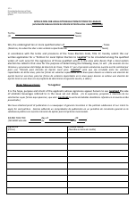 Document preview: Form 17-1 Application for Local Option Election Petition to Legalize - Texas (English/Spanish)