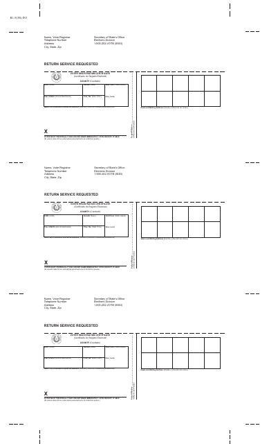 Form 21-9 Vr Certificate - Boxes - Texas