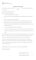 Form 21-48 Notice of Cancellation - Texas (English/Spanish), Page 2