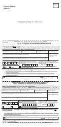 Document preview: Form 21-4 Voter Registration Address Confirmation - Texas (English/Spanish)