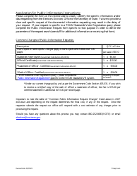 Form 24-3 Application for Public Information - Texas, Page 2