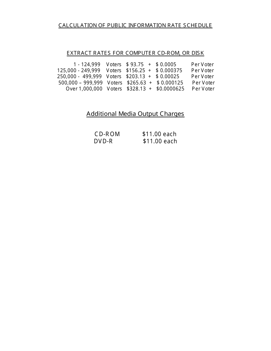Form 24-1 Voter Registration Public Information Request Form - Texas, Page 6