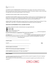 Document preview: Form 23-5 Certificate of Appointment to Fill a Vacancy in Office - Texas