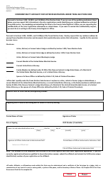 Form 21-20 Affidavit for Voter Registration Residential Address Confidentiality (Judicial) - Texas (English/Spanish)