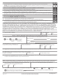 ATF Form 4473 (5300.9) Firearms Transaction Record, Page 2