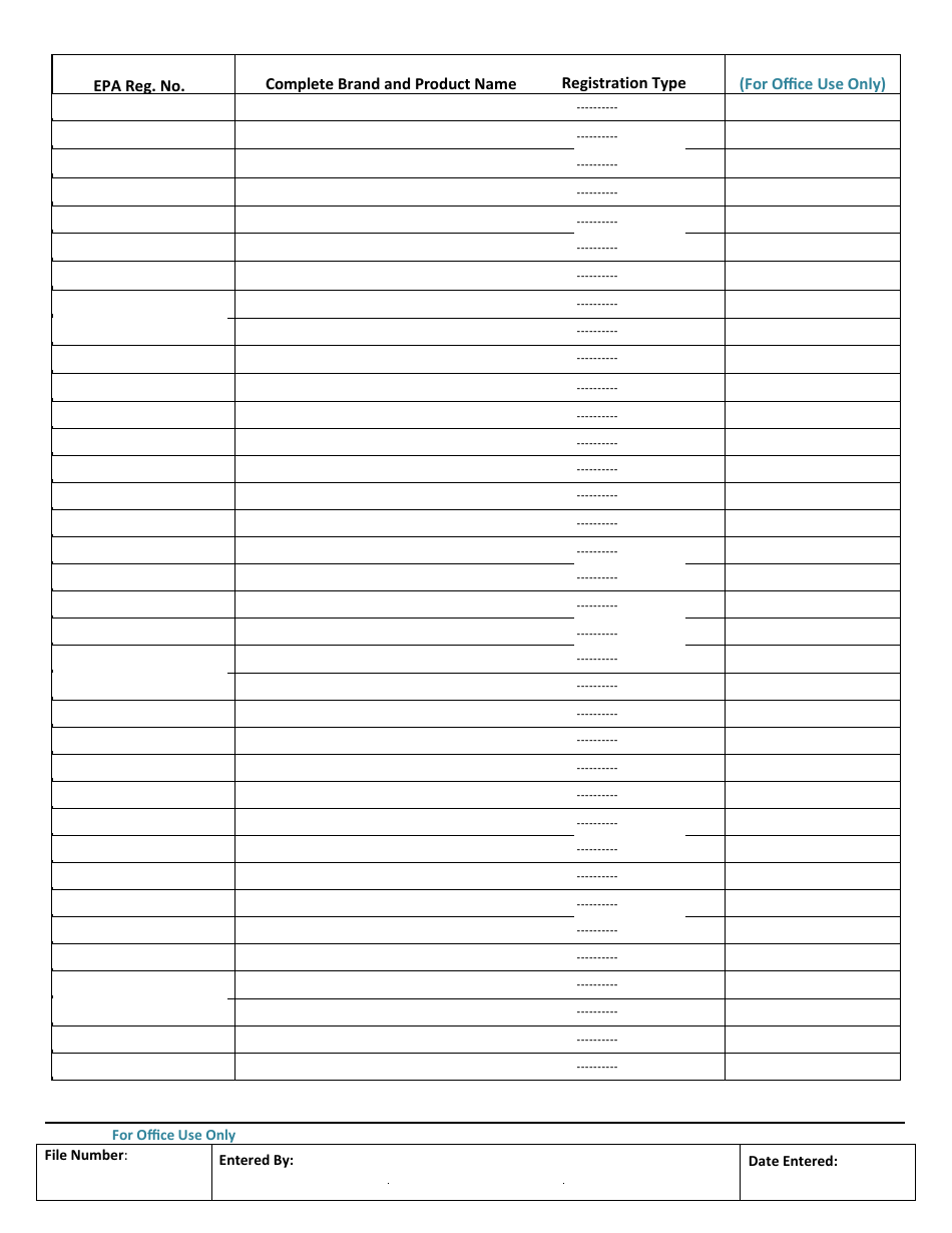 Application for Pesticide Registration - Virgin Islands, Page 2