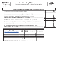 Form 1107F Imagine Nebraska Act - Payment of Fees for Benefit Use - Nebraska, Page 2