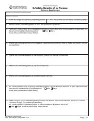 Document preview: DCYF Form 15-286 Reference Questionnaire - Washington (Somali)