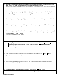 DCYF Form 15-286 Reference Questionnaire - Washington (Somali), Page 2